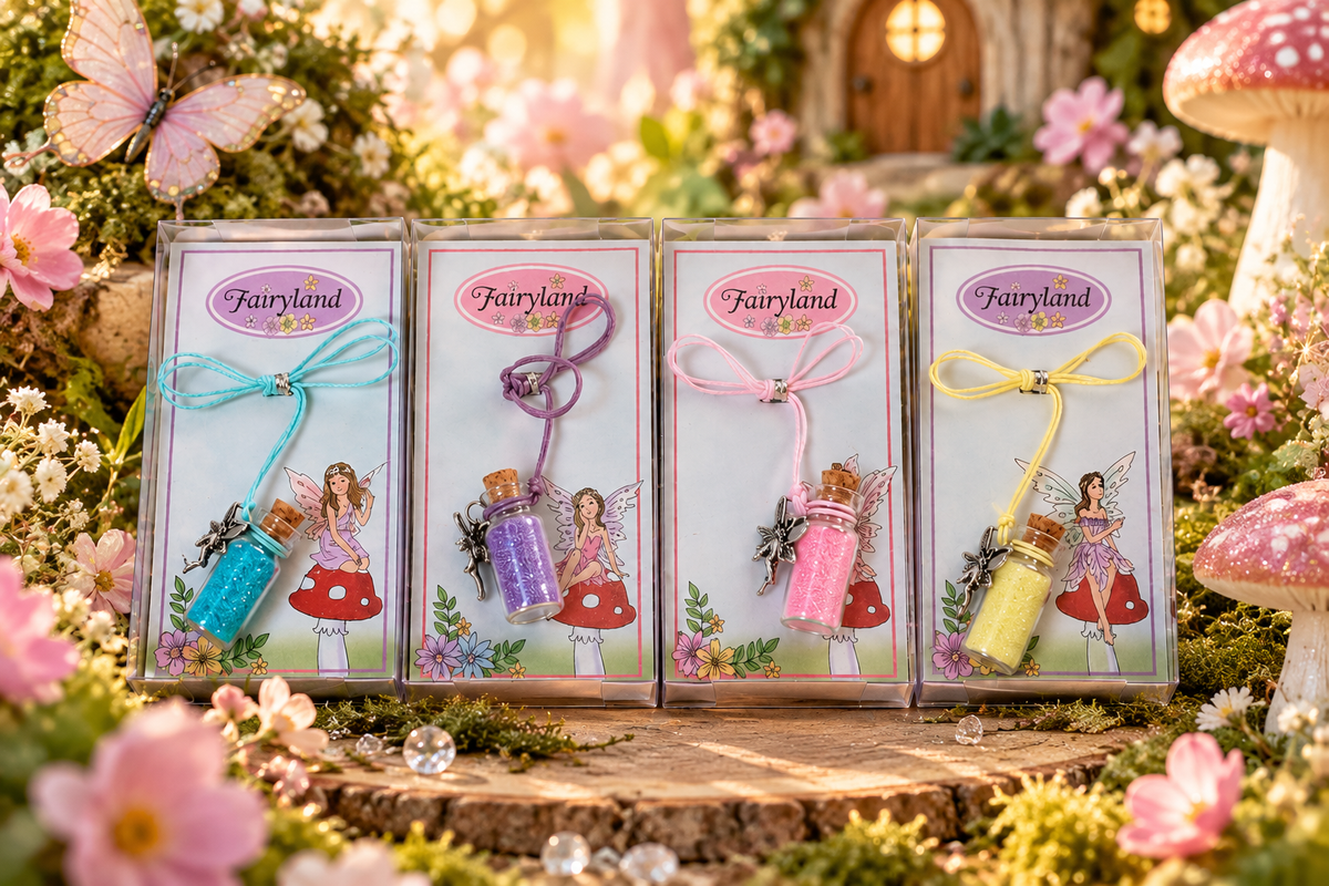 Enchanted Fairy Dust Bottle Necklace