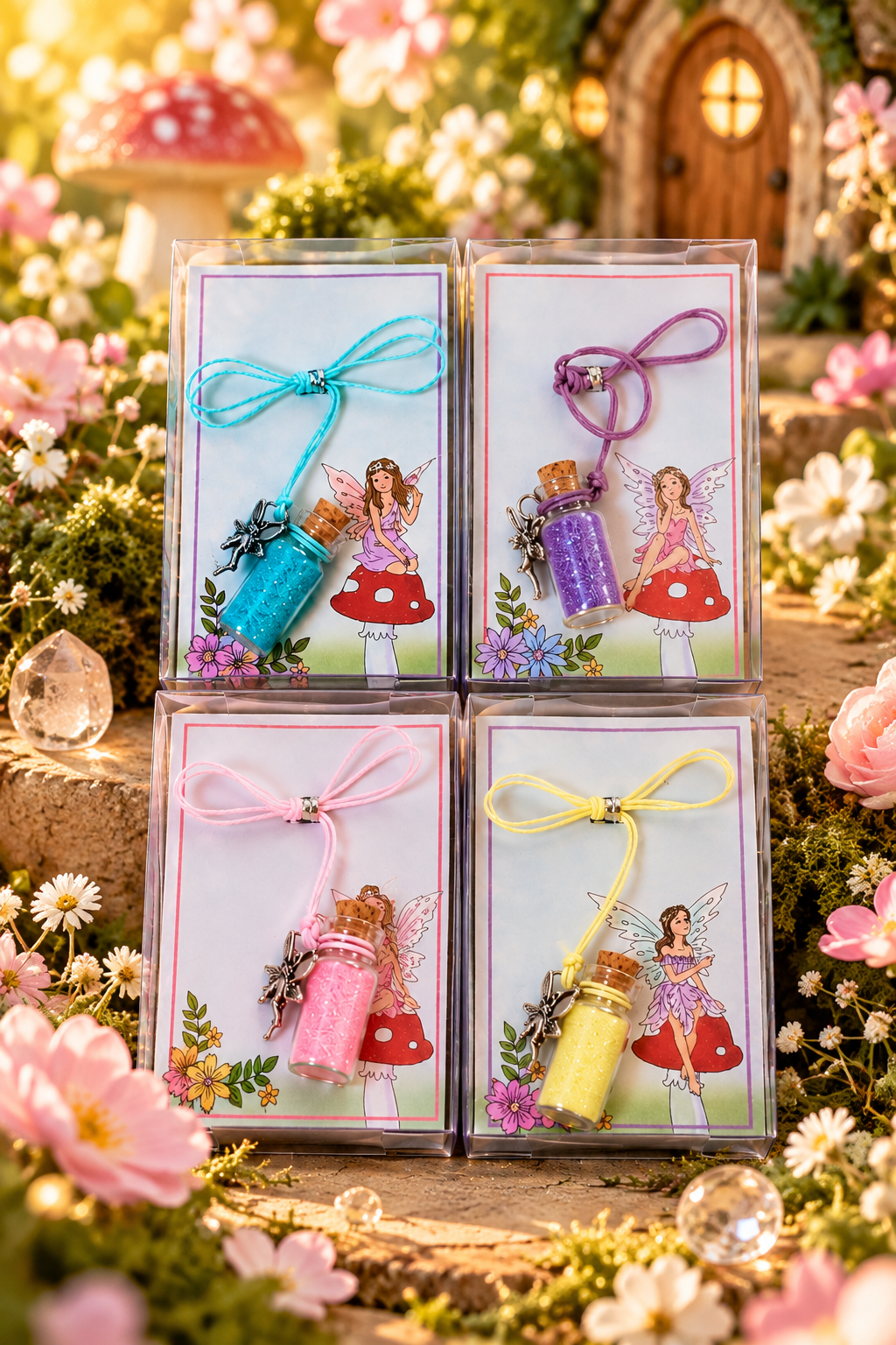 Enchanted Fairy Dust Bottle Necklace